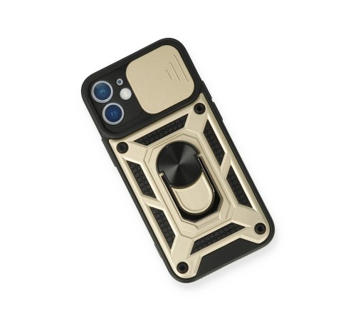 iPhone 11 Kılıf Pars Lens Yüzüklü Silikon - Gold iPhone 11 Kılıf Pars Lens Yüzüklü Silikon - Gold