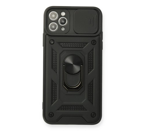 iPhone 11 Pro Kılıf Pars Lens Yüzüklü Silikon - Siyah iPhone 11 Pro Kılıf Pars Lens Yüzüklü Silikon - Siyah