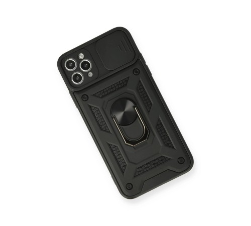 iPhone 11 Pro Kılıf Pars Lens Yüzüklü Silikon - Siyah iPhone 11 Pro Kılıf Pars Lens Yüzüklü Silikon - Siyah