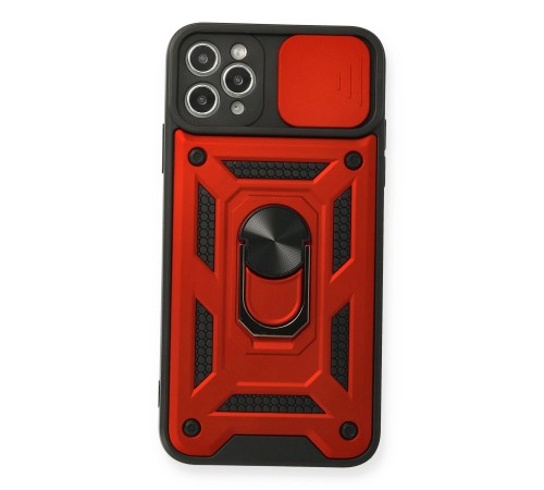 iPhone 11 Pro Kılıf Pars Lens Yüzüklü Silikon - Kırmızı iPhone 11 Pro Kılıf Pars Lens Yüzüklü Silikon - Kırmızı