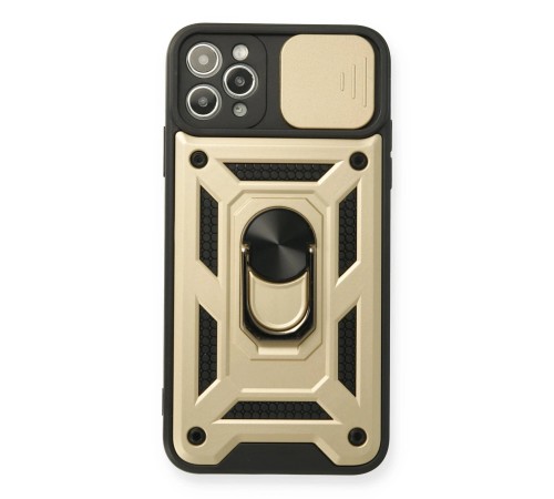 iPhone 11 Pro Kılıf Pars Lens Yüzüklü Silikon - Gold iPhone 11 Pro Kılıf Pars Lens Yüzüklü Silikon - Gold