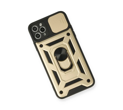 iPhone 11 Pro Kılıf Pars Lens Yüzüklü Silikon - Gold iPhone 11 Pro Kılıf Pars Lens Yüzüklü Silikon - Gold