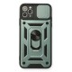 iPhone 11 Pro Kılıf Pars Lens Yüzüklü Silikon - Yeşil