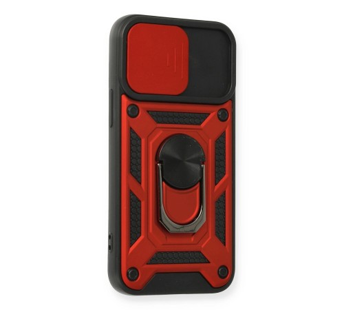 iPhone 12 Mini Kılıf Pars Lens Yüzüklü Silikon - Kırmızı iPhone 12 Mini Kılıf Pars Lens Yüzüklü Silikon - Kırmızı