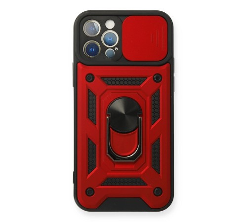 iPhone 12 Pro Kılıf Pars Lens Yüzüklü Silikon - Kırmızı iPhone 12 Pro Kılıf Pars Lens Yüzüklü Silikon - Kırmızı