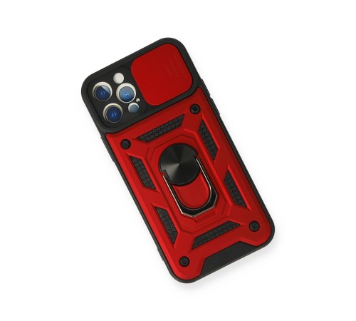 iPhone 12 Pro Kılıf Pars Lens Yüzüklü Silikon - Kırmızı iPhone 12 Pro Kılıf Pars Lens Yüzüklü Silikon - Kırmızı