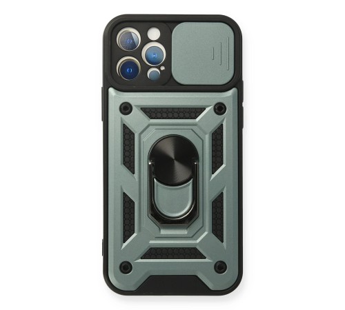 iPhone 12 Pro Kılıf Pars Lens Yüzüklü Silikon - Yeşil iPhone 12 Pro Kılıf Pars Lens Yüzüklü Silikon - Yeşil