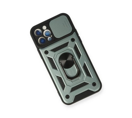 iPhone 12 Pro Kılıf Pars Lens Yüzüklü Silikon - Yeşil iPhone 12 Pro Kılıf Pars Lens Yüzüklü Silikon - Yeşil