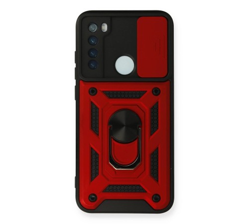 Xiaomi Redmi Note 8 Kılıf Pars Lens Yüzüklü Silikon - Kırmızı Xiaomi Redmi Note 8 Kılıf Pars Lens Yüzüklü Silikon - Kırmızı