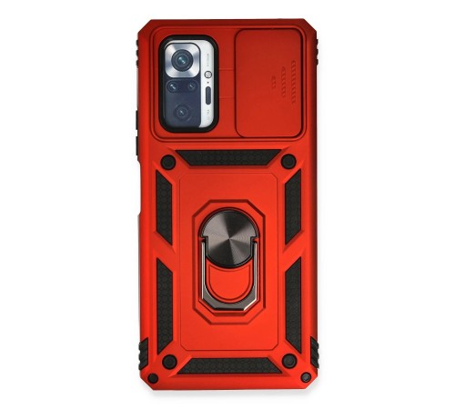 Xiaomi Redmi Note 10 Pro Kılıf Pars Lens Yüzüklü Silikon - Kırmızı Xiaomi Redmi Note 10 Pro Kılıf Pars Lens Yüzüklü Silikon - Kırmızı