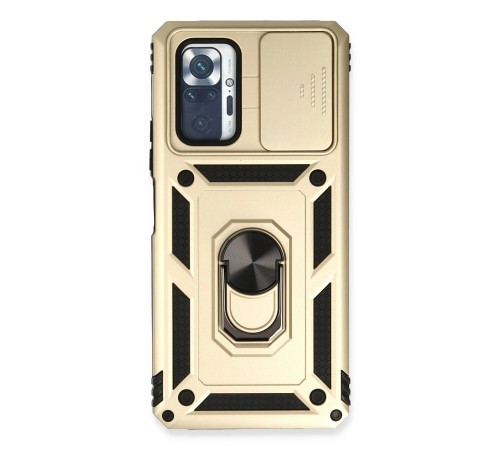 Xiaomi Redmi Note 10 Pro Kılıf Pars Lens Yüzüklü Silikon - Gold Xiaomi Redmi Note 10 Pro Kılıf Pars Lens Yüzüklü Silikon - Gold