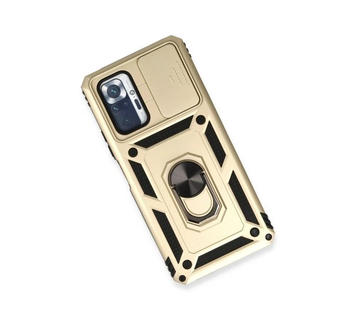 Xiaomi Redmi Note 10 Pro Kılıf Pars Lens Yüzüklü Silikon - Gold Xiaomi Redmi Note 10 Pro Kılıf Pars Lens Yüzüklü Silikon - Gold