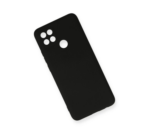 Oppo A15 Kılıf Nano içi Kadife Silikon - Siyah Oppo A15 Kılıf Nano içi Kadife Silikon - Siyah
