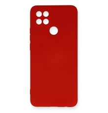 Oppo A15 Kılıf Nano içi Kadife Silikon - Kırmızı