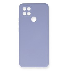 Oppo A15 Kılıf Nano içi Kadife Silikon - Lila