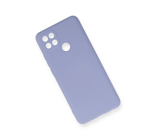 Oppo A15 Kılıf Nano içi Kadife Silikon - Lila Oppo A15 Kılıf Nano içi Kadife Silikon - Lila