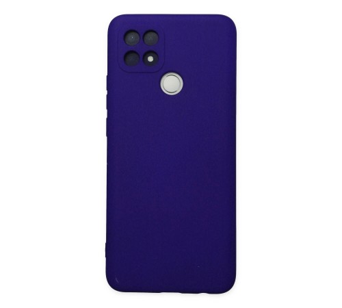Oppo A15 Kılıf Nano içi Kadife Silikon - Mor Oppo A15 Kılıf Nano içi Kadife Silikon - Mor