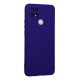 Oppo A15 Kılıf Nano içi Kadife Silikon - Mor