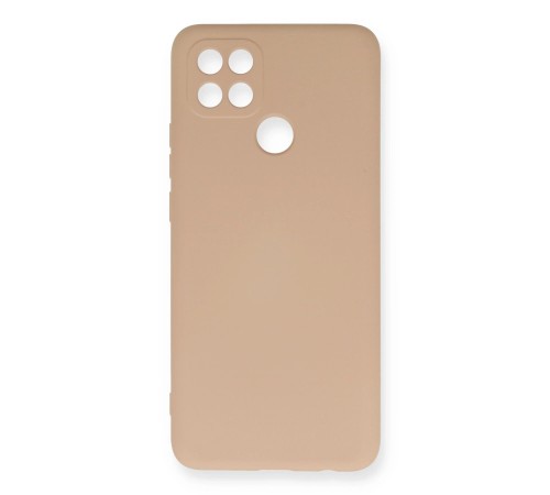 Oppo A15 Kılıf Nano içi Kadife Silikon - Pudra Oppo A15 Kılıf Nano içi Kadife Silikon - Pudra