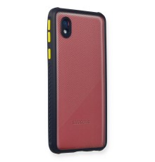 Samsung Galaxy A01 Core Kılıf Miami Şeffaf Silikon - Lacivert