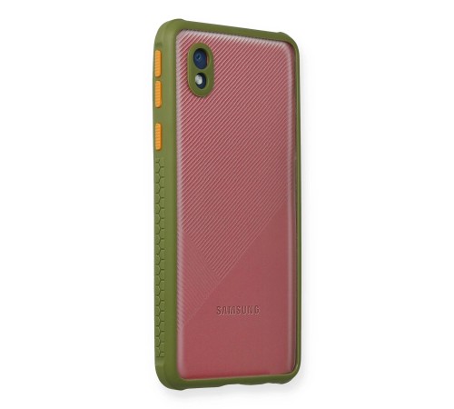 Samsung Galaxy A01 Core Kılıf Miami Şeffaf Silikon - Yeşil Samsung Galaxy A01 Core Kılıf Miami Şeffaf Silikon - Yeşil