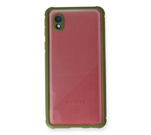 Samsung Galaxy A01 Core Kılıf Miami Şeffaf Silikon - Yeşil Samsung Galaxy A01 Core Kılıf Miami Şeffaf Silikon - Yeşil