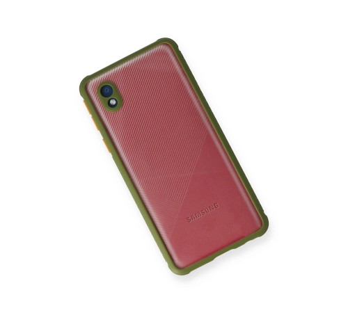 Samsung Galaxy A01 Core Kılıf Miami Şeffaf Silikon - Yeşil Samsung Galaxy A01 Core Kılıf Miami Şeffaf Silikon - Yeşil