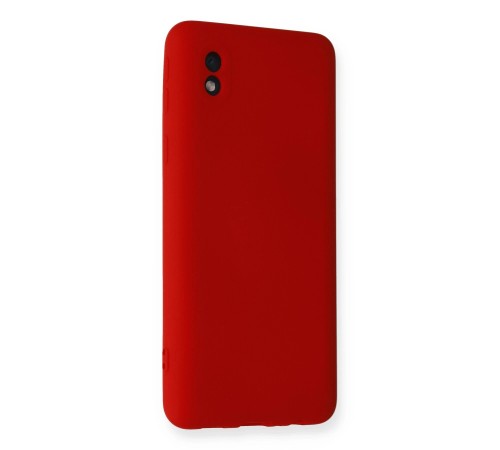Samsung Galaxy A01 Core Kılıf Nano içi Kadife Silikon - Kırmızı