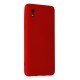 Samsung Galaxy A01 Core Kılıf Nano içi Kadife Silikon - Kırmızı