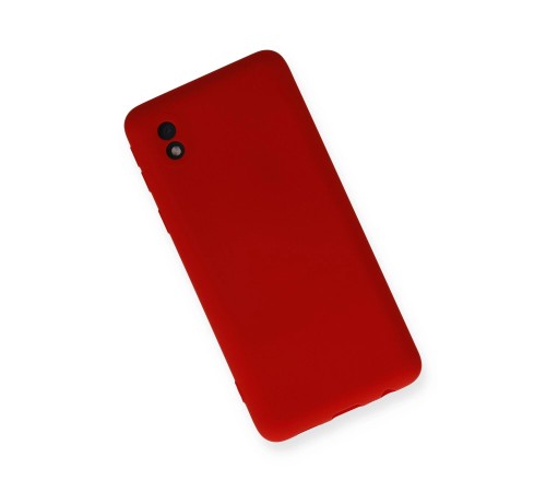 Samsung Galaxy A01 Core Kılıf Nano içi Kadife Silikon - Kırmızı