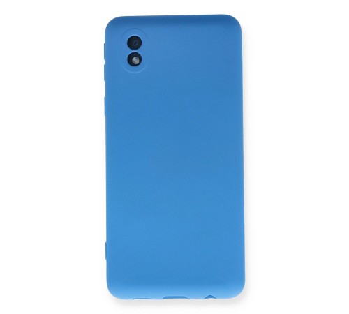 Samsung Galaxy A01 Core Kılıf Nano içi Kadife Silikon - Mavi Samsung Galaxy A01 Core Kılıf Nano içi Kadife Silikon - Mavi