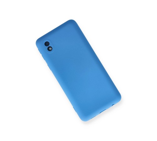 Samsung Galaxy A01 Core Kılıf Nano içi Kadife Silikon - Mavi Samsung Galaxy A01 Core Kılıf Nano içi Kadife Silikon - Mavi