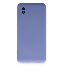 Samsung Galaxy A01 Core Kılıf Nano içi Kadife Silikon - Lila