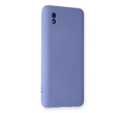 Samsung Galaxy A01 Core Kılıf Nano içi Kadife Silikon - Lila