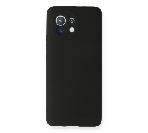 Xiaomi Mi 11 Kılıf First Silikon - Siyah Xiaomi Mi 11 Kılıf First Silikon - Siyah