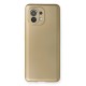 Xiaomi Mi 11 Kılıf First Silikon - Gold