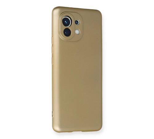 Xiaomi Mi 11 Kılıf First Silikon - Gold Xiaomi Mi 11 Kılıf First Silikon - Gold