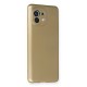 Xiaomi Mi 11 Kılıf First Silikon - Gold
