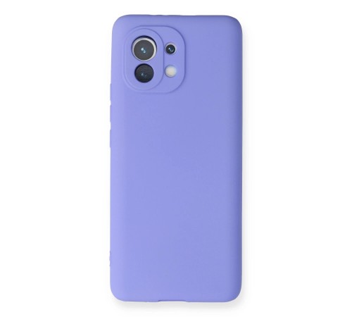Xiaomi Mi 11 Kılıf First Silikon - Lila Xiaomi Mi 11 Kılıf First Silikon - Lila