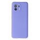 Xiaomi Mi 11 Kılıf First Silikon - Lila
