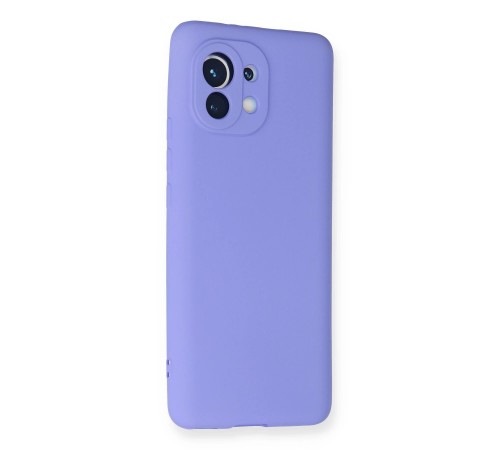 Xiaomi Mi 11 Kılıf First Silikon - Lila Xiaomi Mi 11 Kılıf First Silikon - Lila