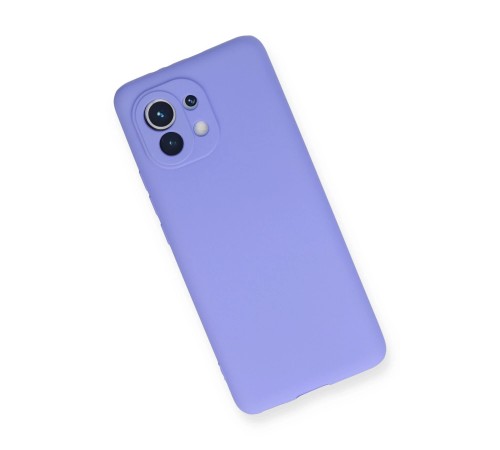 Xiaomi Mi 11 Kılıf First Silikon - Lila Xiaomi Mi 11 Kılıf First Silikon - Lila