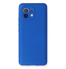Xiaomi Mi 11 Kılıf First Silikon - Mavi