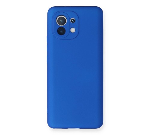 Xiaomi Mi 11 Kılıf First Silikon - Mavi Xiaomi Mi 11 Kılıf First Silikon - Mavi