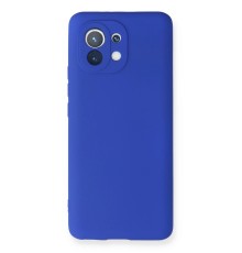 Xiaomi Mi 11 Kılıf First Silikon - Lacivert