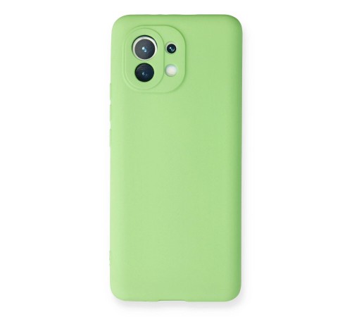 Xiaomi Mi 11 Kılıf First Silikon - Yeşil