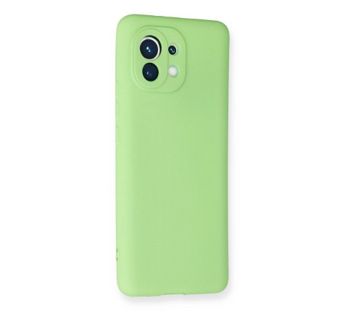 Xiaomi Mi 11 Kılıf First Silikon - Yeşil