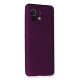Xiaomi Mi 11 Kılıf First Silikon - Mürdüm