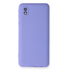 Samsung Galaxy A01 Core Kılıf First Silikon - Lila