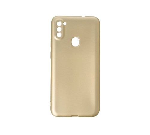 Samsung Galaxy A11 Kılıf First Silikon - Gold
